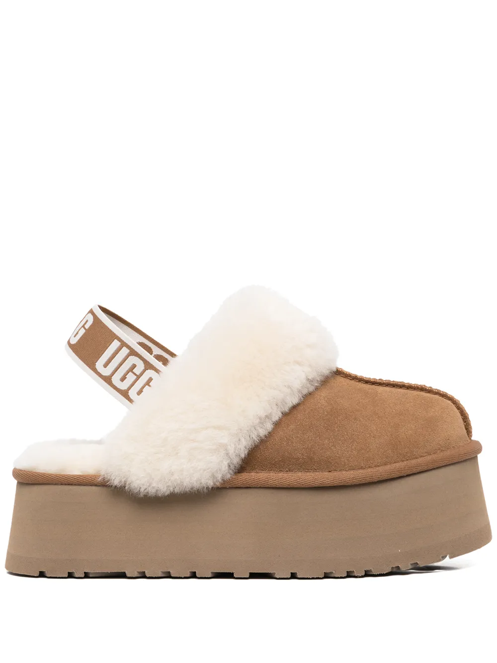 фото Ugg слиперы funkette на платформе