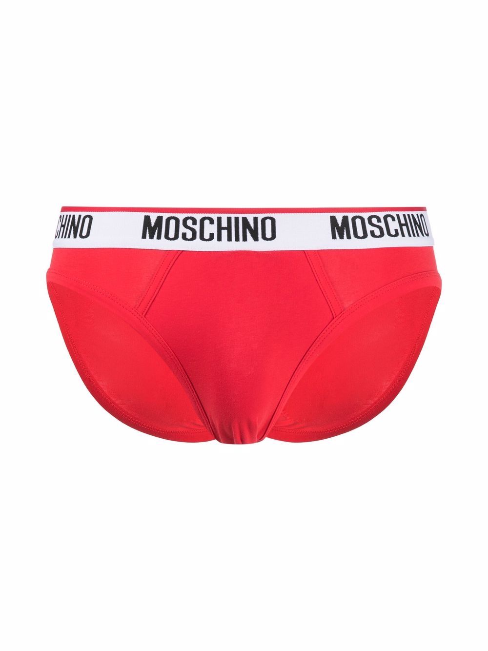 фото Moschino комплект из двух трусов-брифов с логотипом