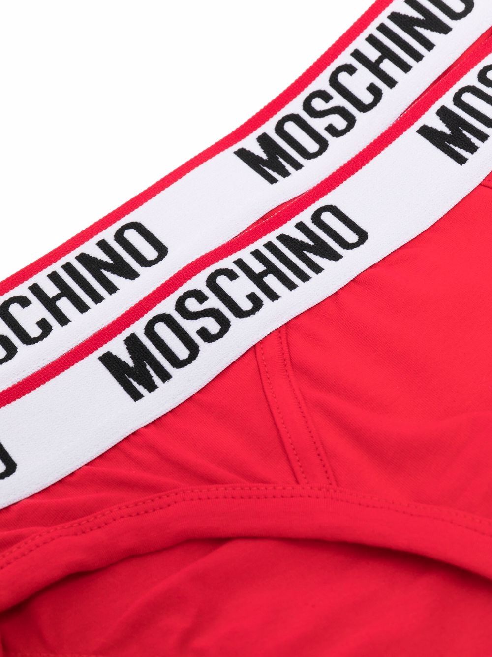 фото Moschino комплект из двух трусов-брифов с логотипом