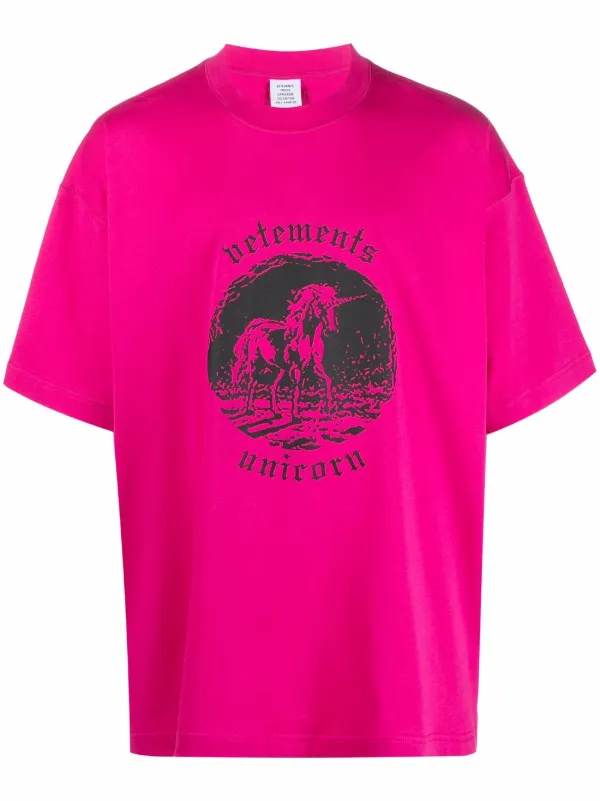 VETEMENTS Logo Print T-shirt - Farfetch