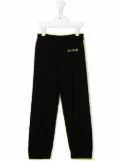 Balmain Kids logo print track pants - Black