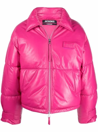 Sale Jacquemus Doudoune leather puffer 