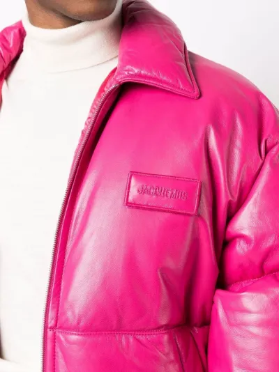 Sale Jacquemus Doudoune leather puffer 