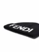 Fendi gorro tejido con logo en intarsia
