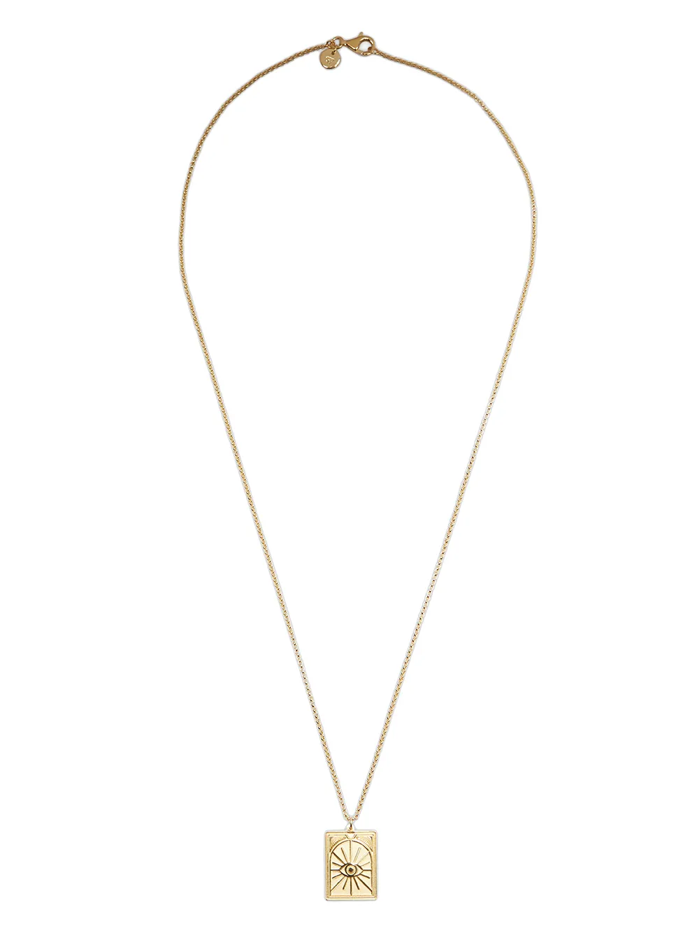 

Tom Wood The Tarot Sun gold-plated pendant necklace