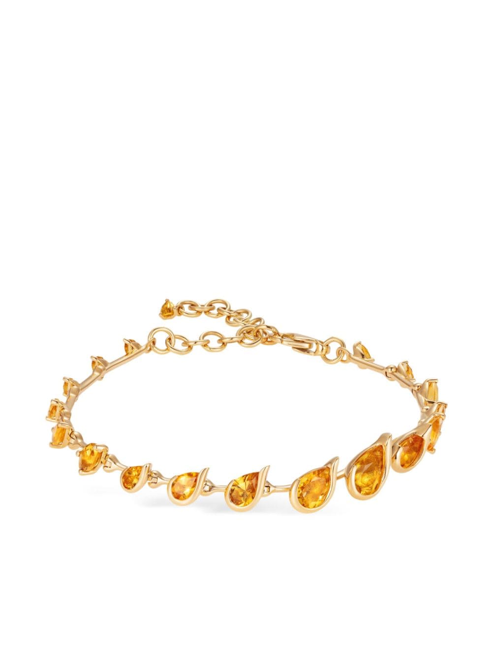 18kt yellow gold Flicker citrine bracelet