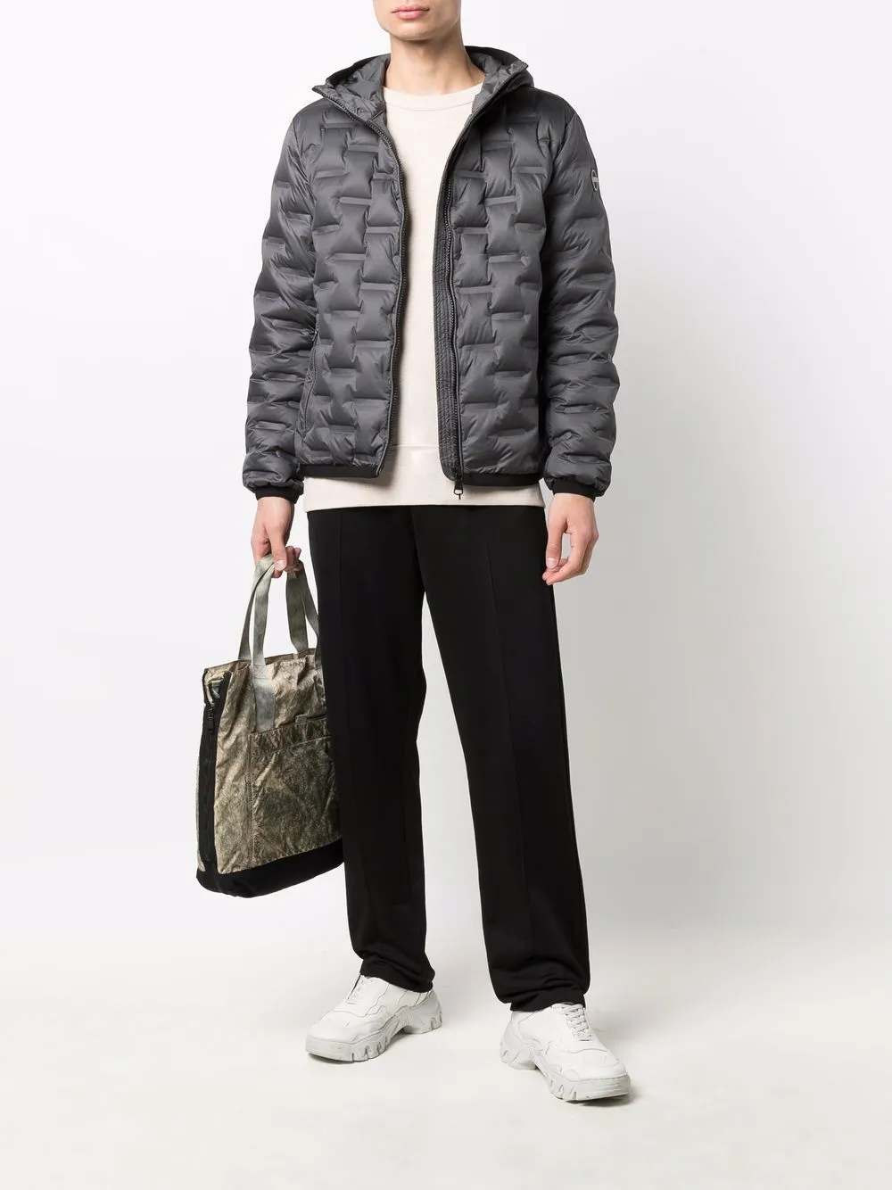 фото Colmar пуховик с нашивкой-логотипом