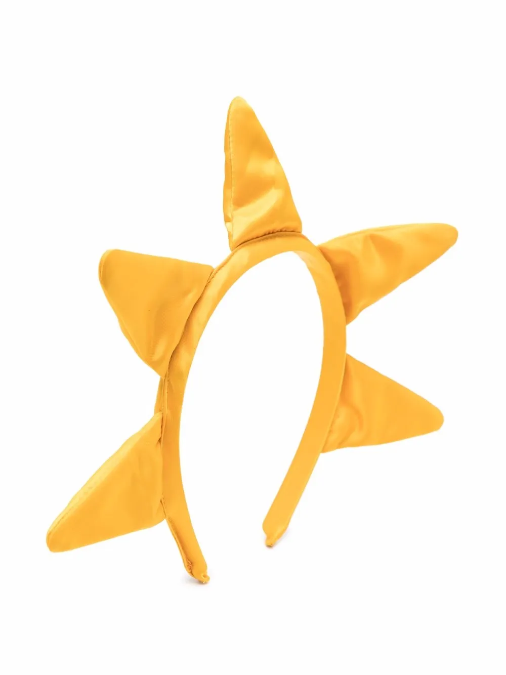 Mini Rodini diadema con motivo geométrico - Amarillo