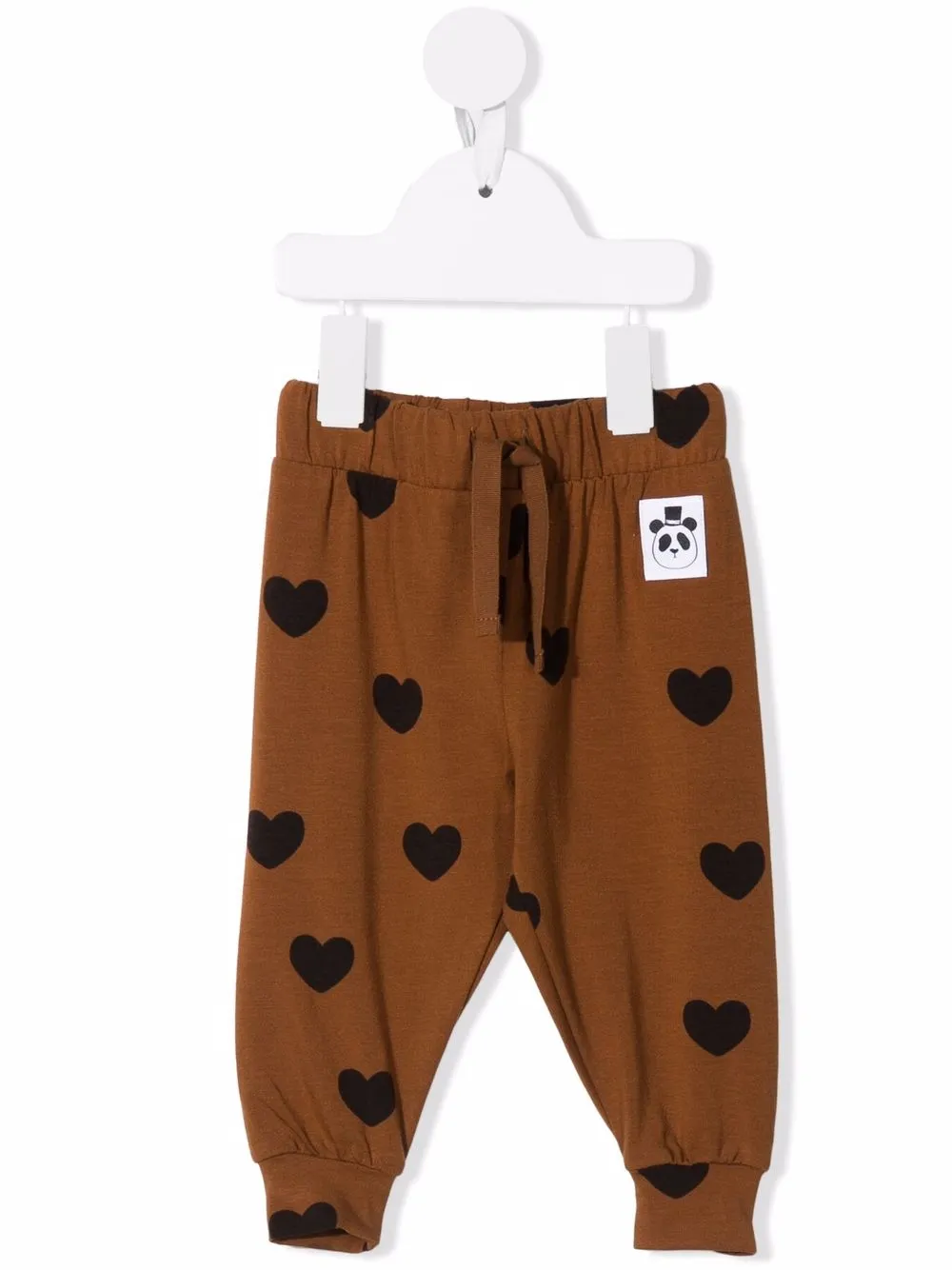 

Mini Rodini pantalones con corazones estampados - Marrón