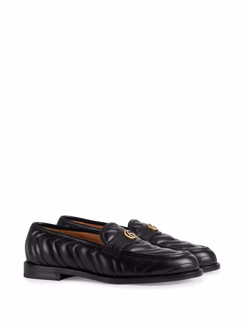 Gucci Loafers met GG logo - Zwart