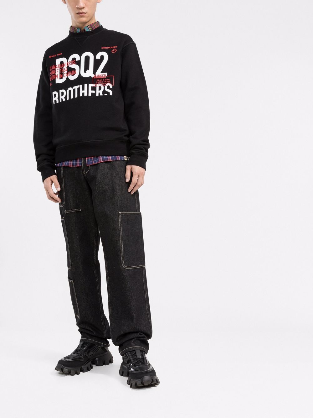 фото Dsquared2 толстовка с логотипом