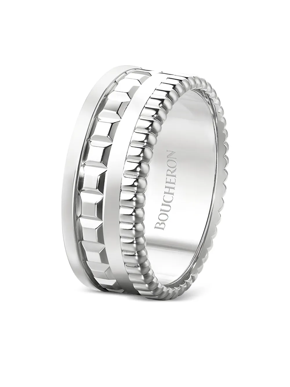 Boucheron 18K white gold Quatre Radiant Edition ring | Silver | Image 1
