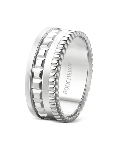 Boucheron 18K white gold Quatre Radiant Edition ring