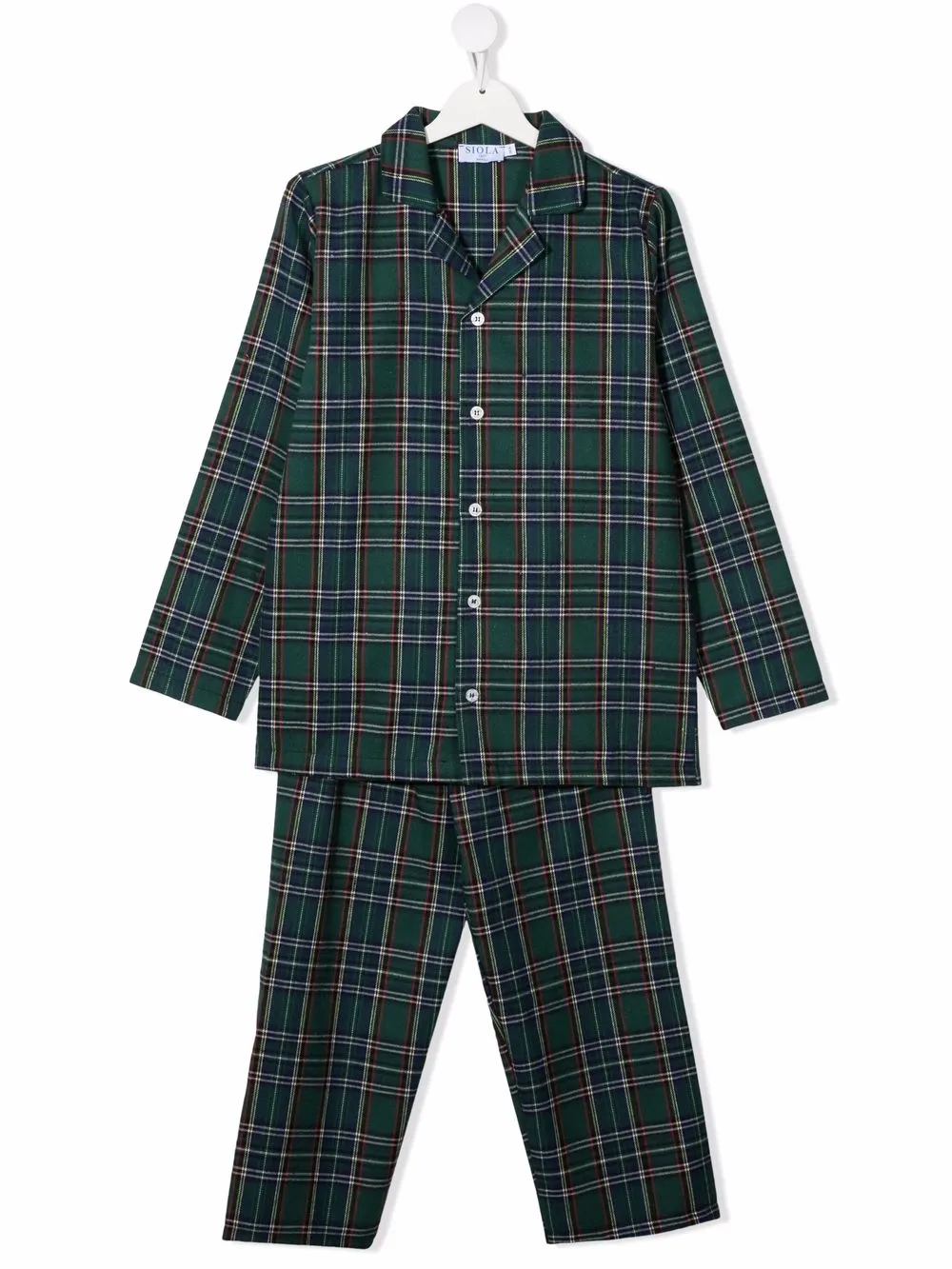 

Siola check print pyjamas - Green