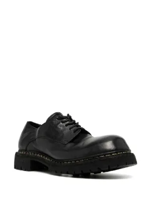 GUIDI ダービーシューズ 黒 ダークブラウン 24.5 371/2 - メルカリ