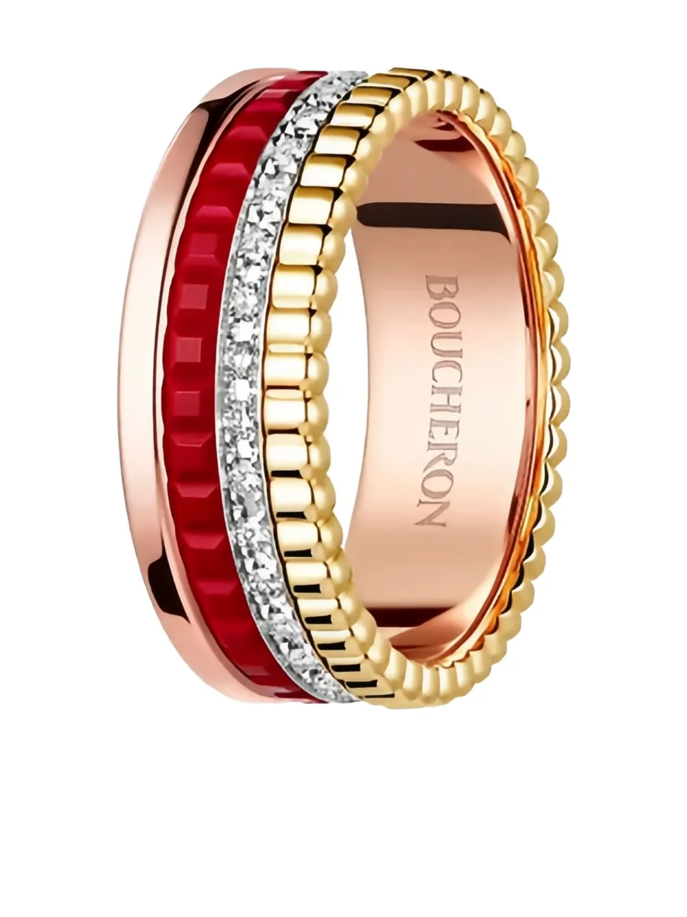 Boucheron 18K gold Quatre Red Edition diamond ring | Image 2