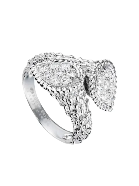 Boucheron 18K white gold Serpent Boheme diamond ring