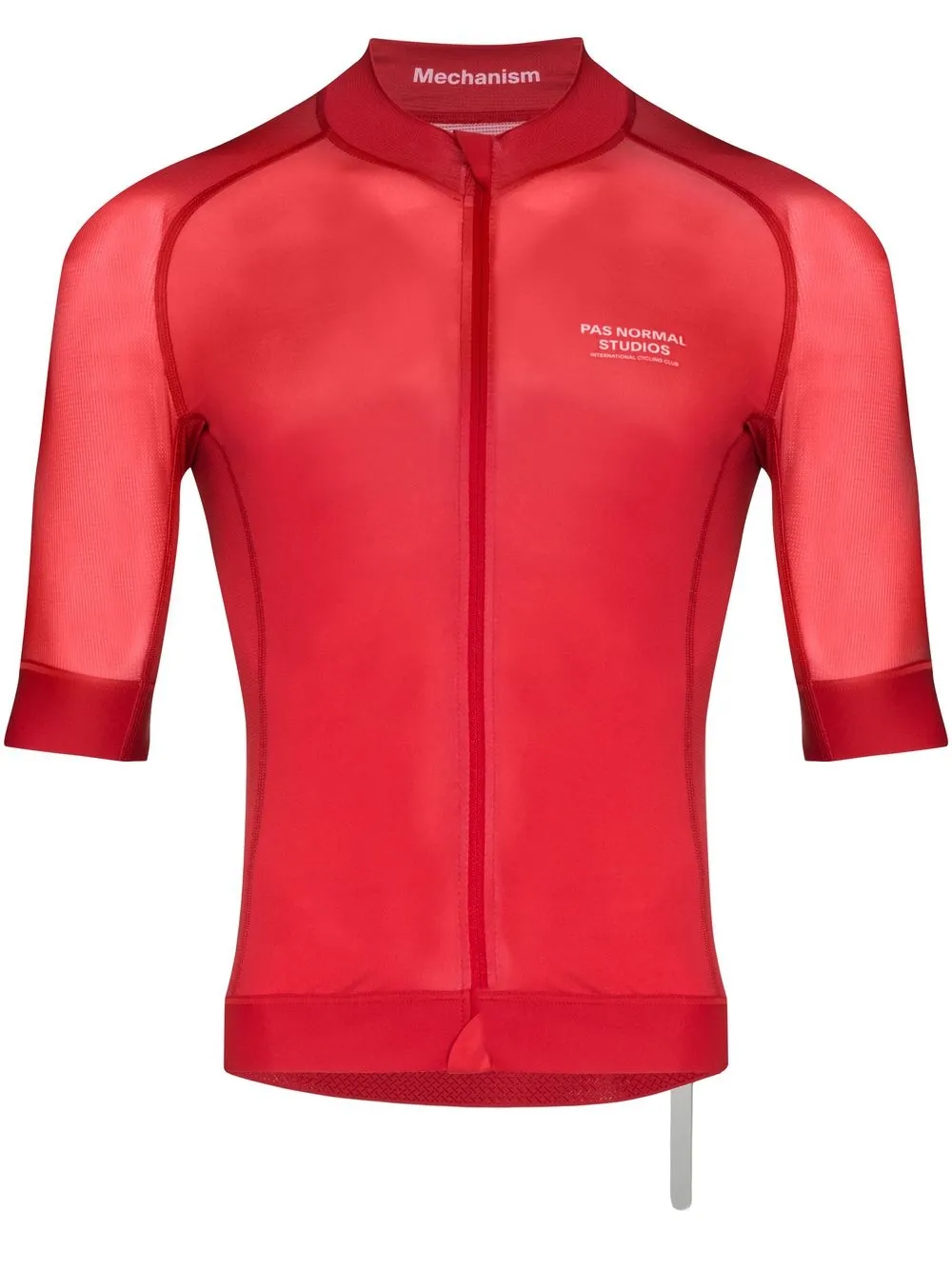 

Pas Normal Studios Mechanism logo-print cycling jersey - Red