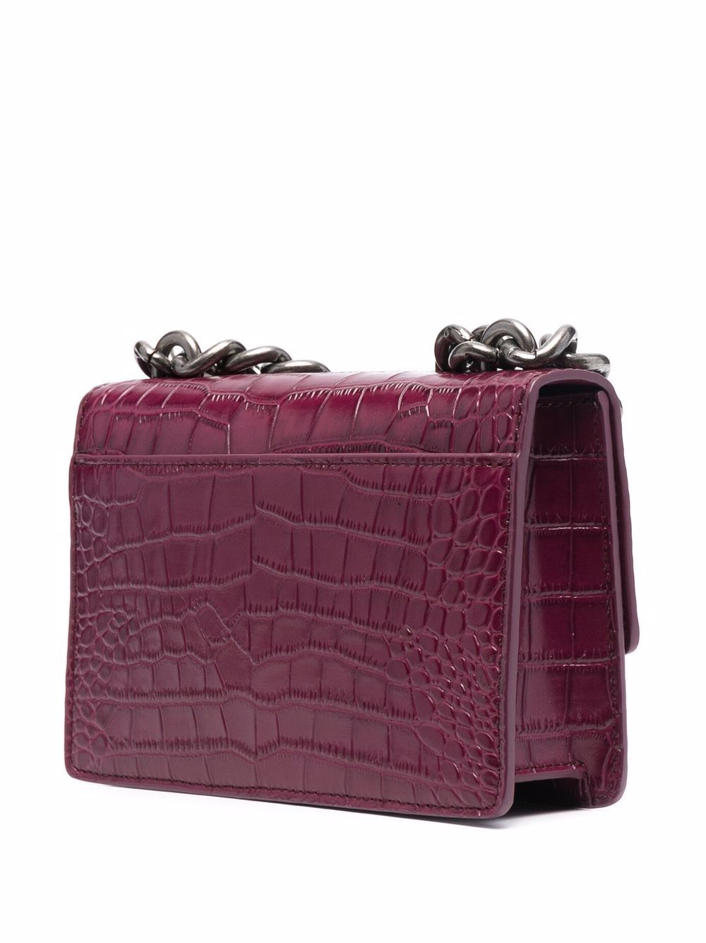 Kurt Geiger London Crocodile Embossed Crossbody Bag