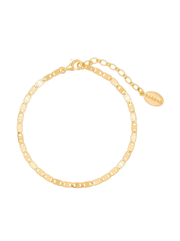 RAGBAG STUDIO gold-plated Flat Chain 