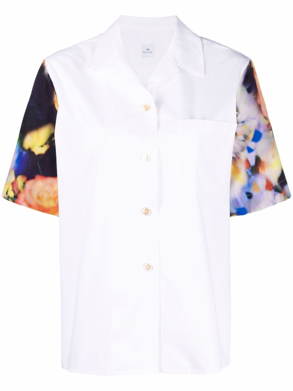 

PS Paul Smith camisa estampada manga corta - Blanco