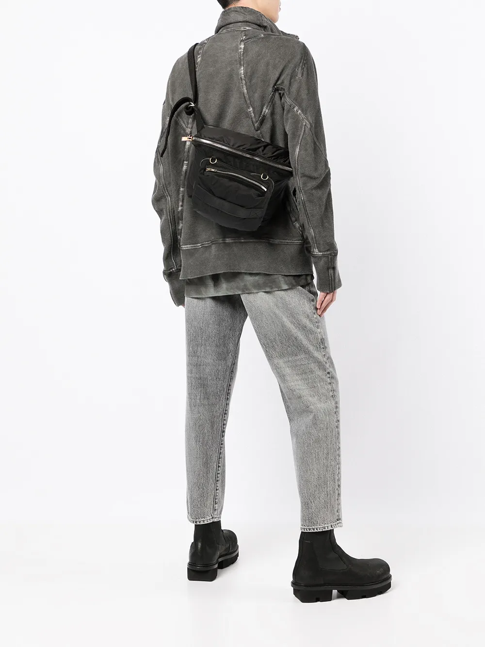Guidi multi-zip pocket leather bag | Belt Bags | Image 2