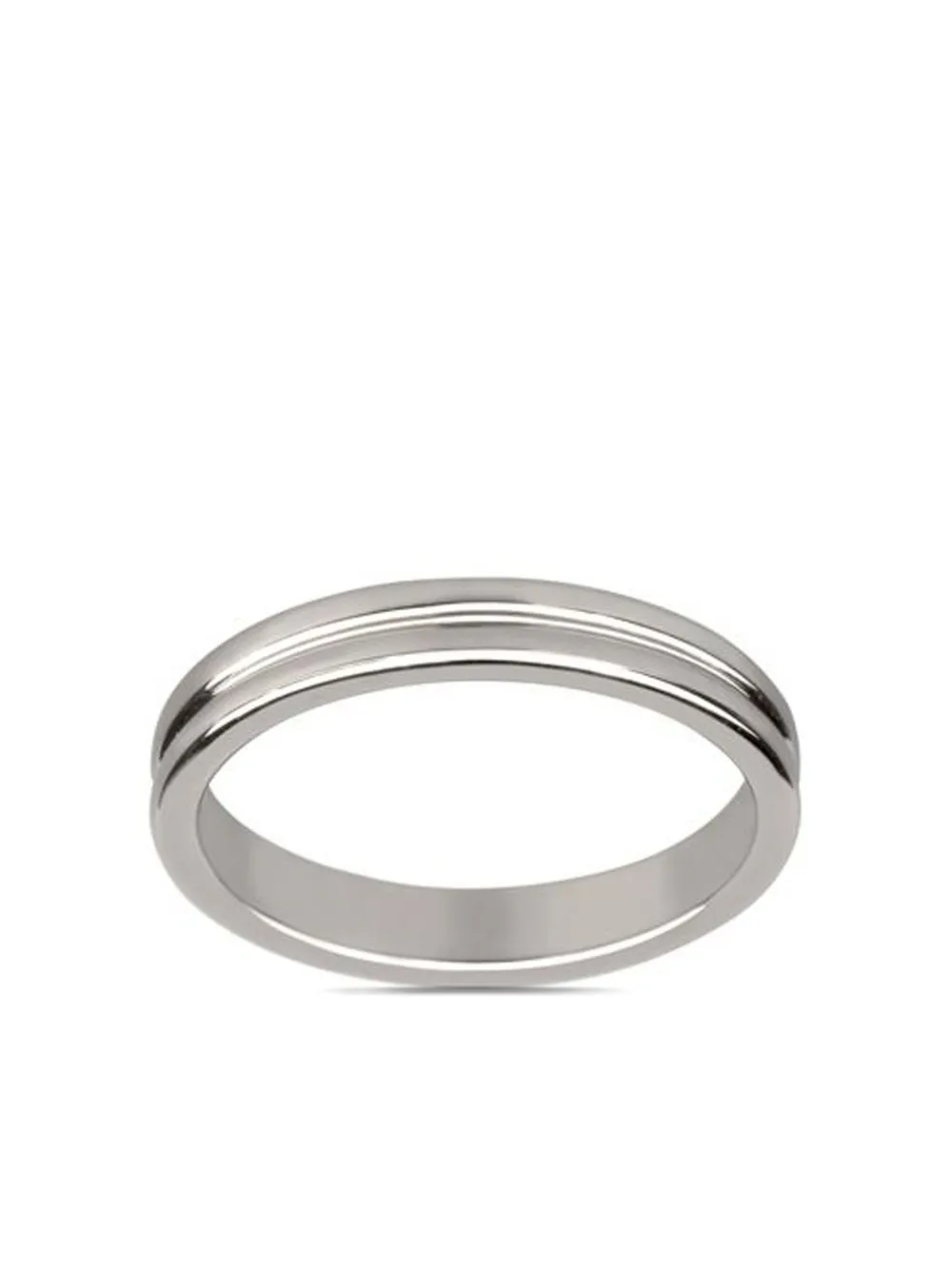 Boucheron petit alliance Godron en platine | Image 2