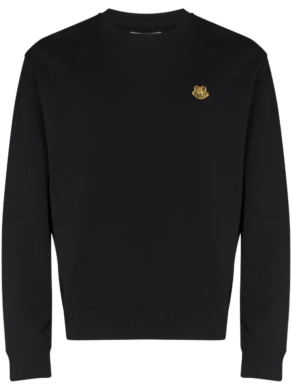 Kenzo Tiger logo-patch Sweatshirt 