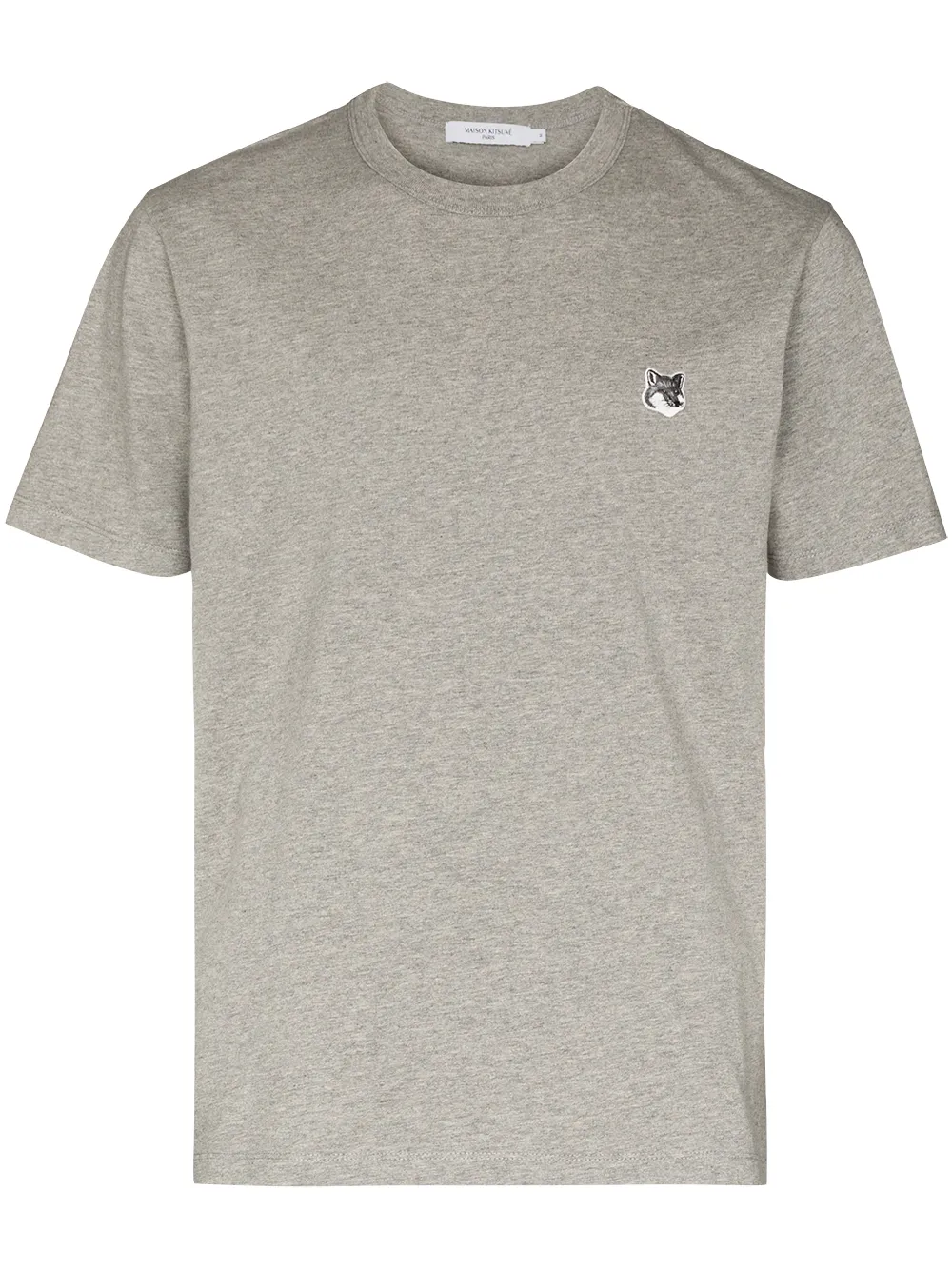 

Maison Kitsuné fox logo cotton T-shirt - Grey