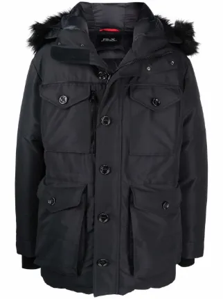 RLX Ralph Lauren Alistar Padded Coat Black FARFETCH TR