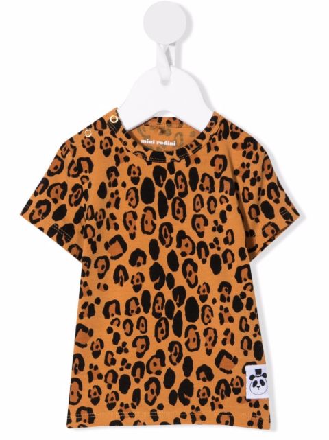 mini rodini leopard t shirt