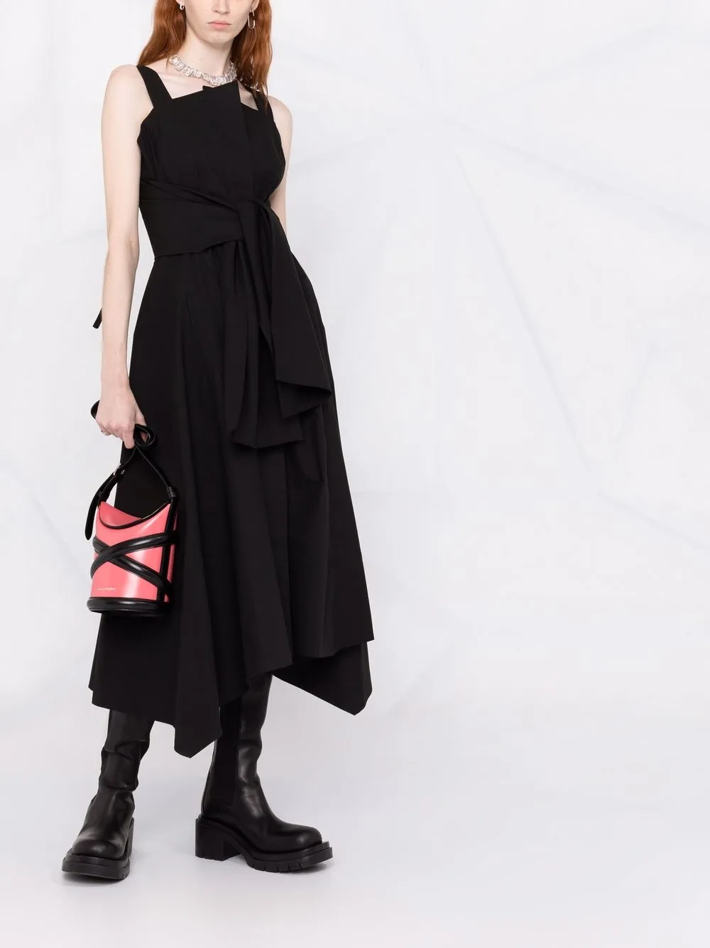 фото Alexander mcqueen сумка-ведро the curve