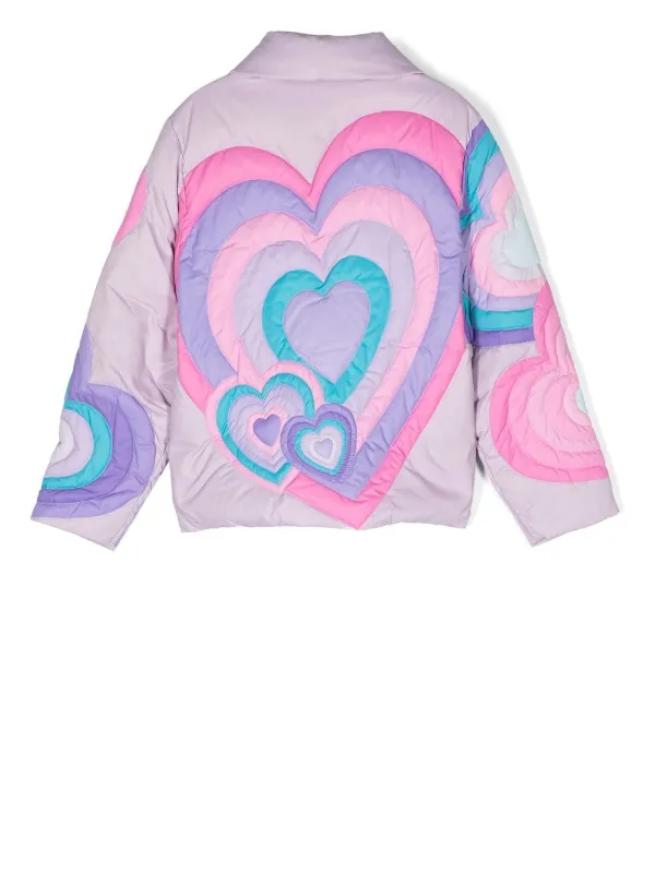 ERL KIDS heart-print Puffer Coat - Farfetch