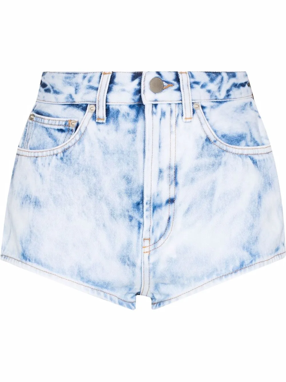 Alessandra Rich high-rise Denim Shorts - Farfetch