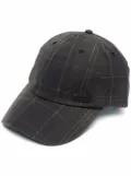 Barbour plaid-pattern cap - Green