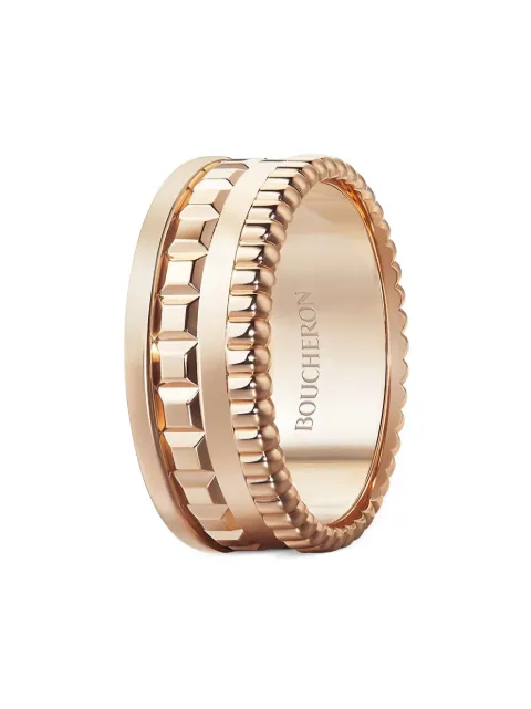 Boucheron 18K rose gold Quatre Radiant Edition ring 