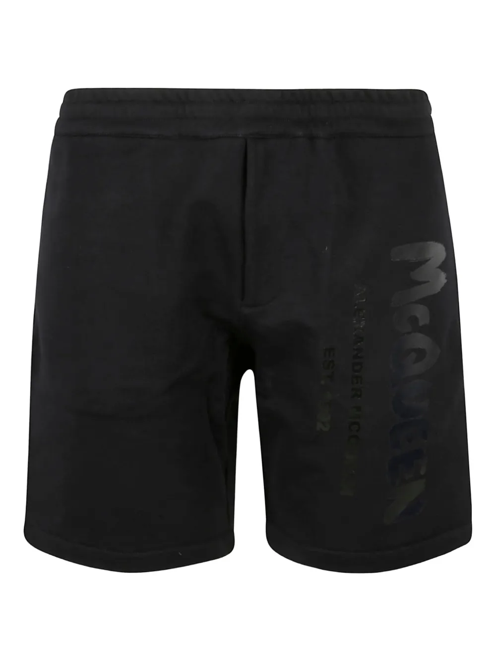 Alexander McQueen logo-print track shorts | Black | Image 1