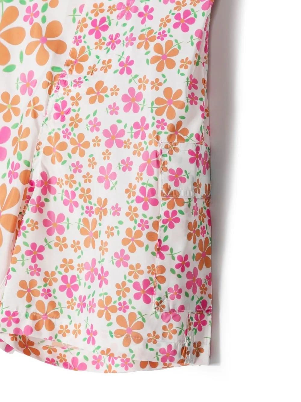  Erl Kids Badeshorts Mit Blumen Print   Weiß 