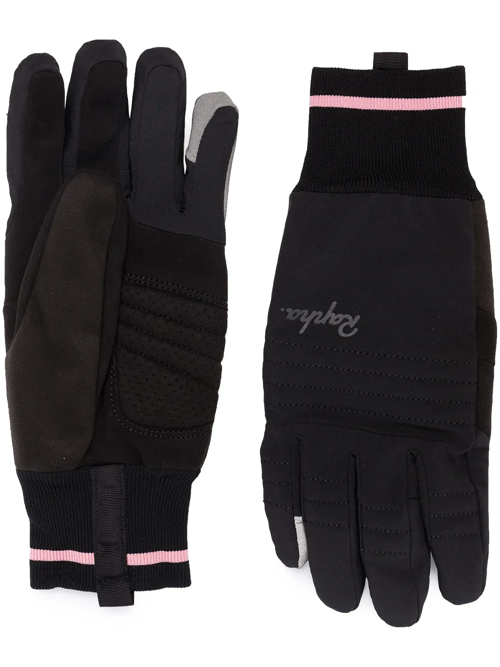 

Rapha Winter contrst-stripe gloves - Black