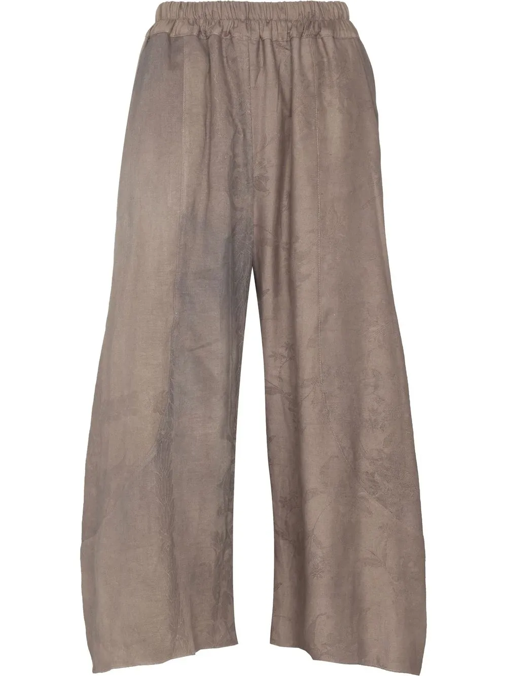 

By Walid Nonie cropped trousers - Brown
