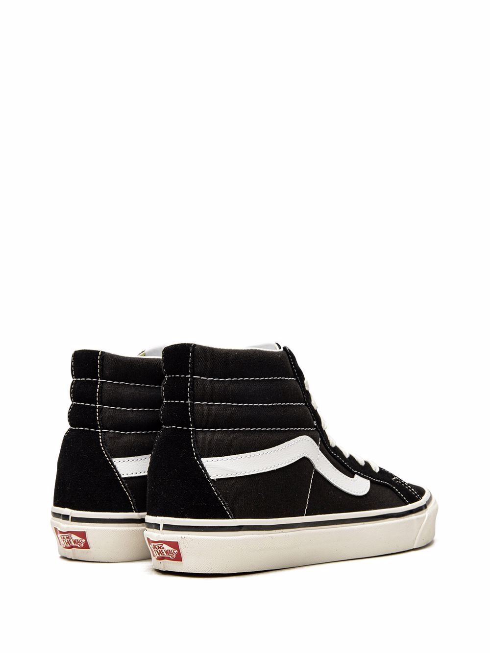 Shop Vans Sk8-hi 38 Dx "black/white" Sneakers