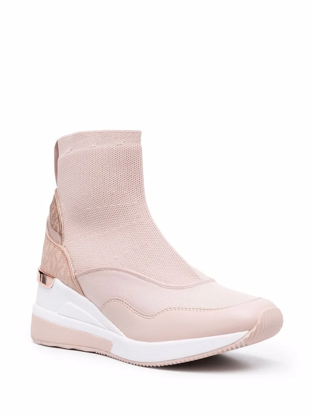 Michael Michael Kors Logo Sneaker Boots In Pink | ModeSens