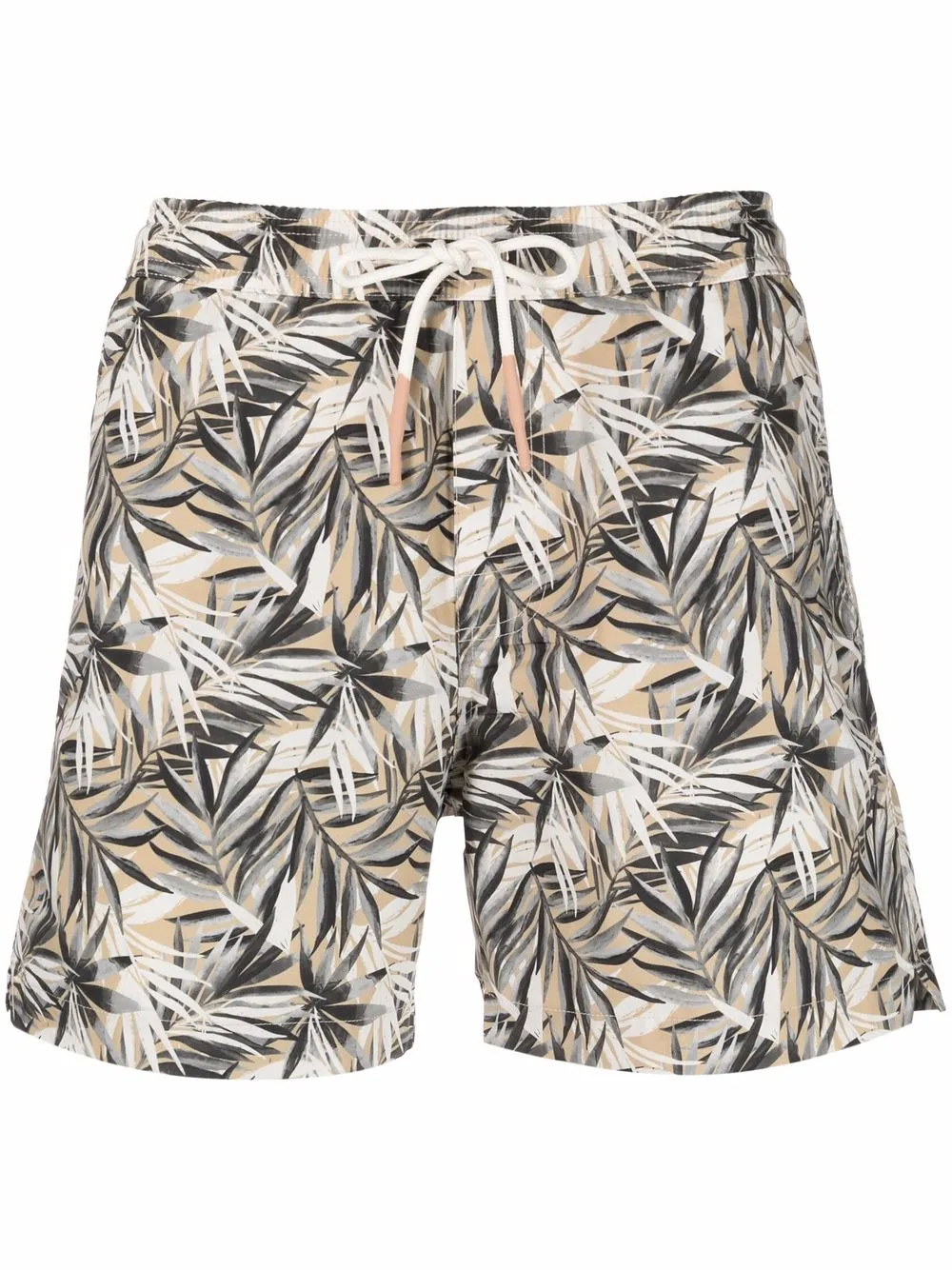 

Eleventy leaf-print swim shorts - Green