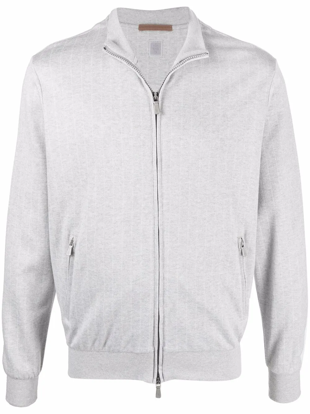 

Eleventy hoodie con cierre - Gris