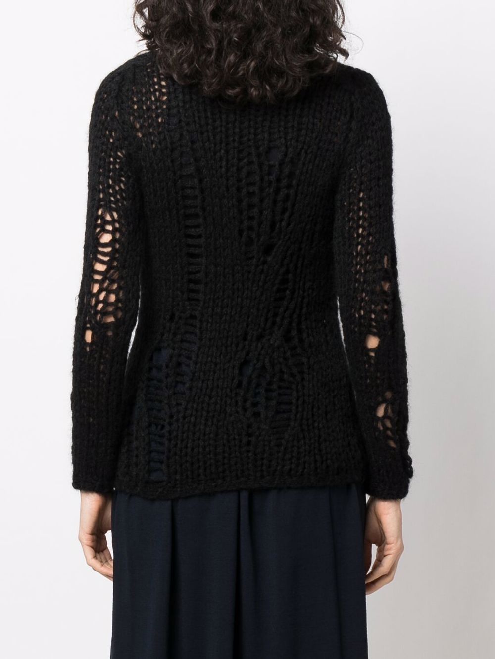 Comme Des Garcons 2010 open-knit round-neck jumper Women