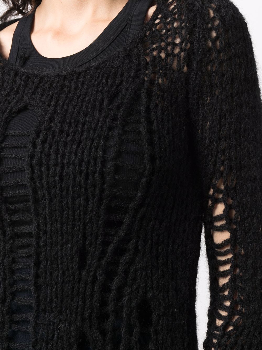 Comme Des Garcons 2010 open-knit round-neck jumper Women