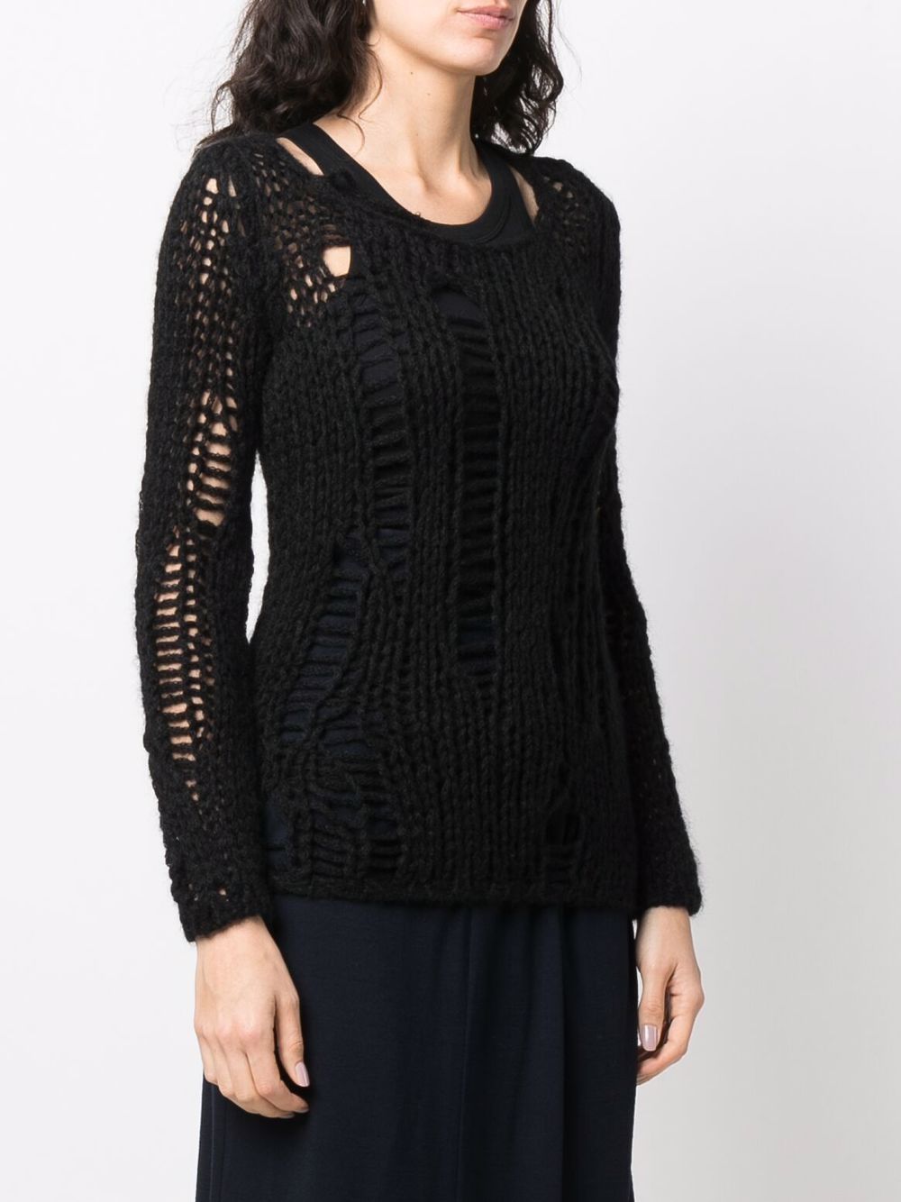 Comme Des Garcons 2010 open-knit round-neck jumper Women