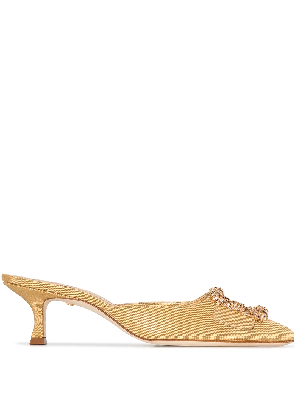 Manolo Blahnik мюли Maysale 50 с кристаллами