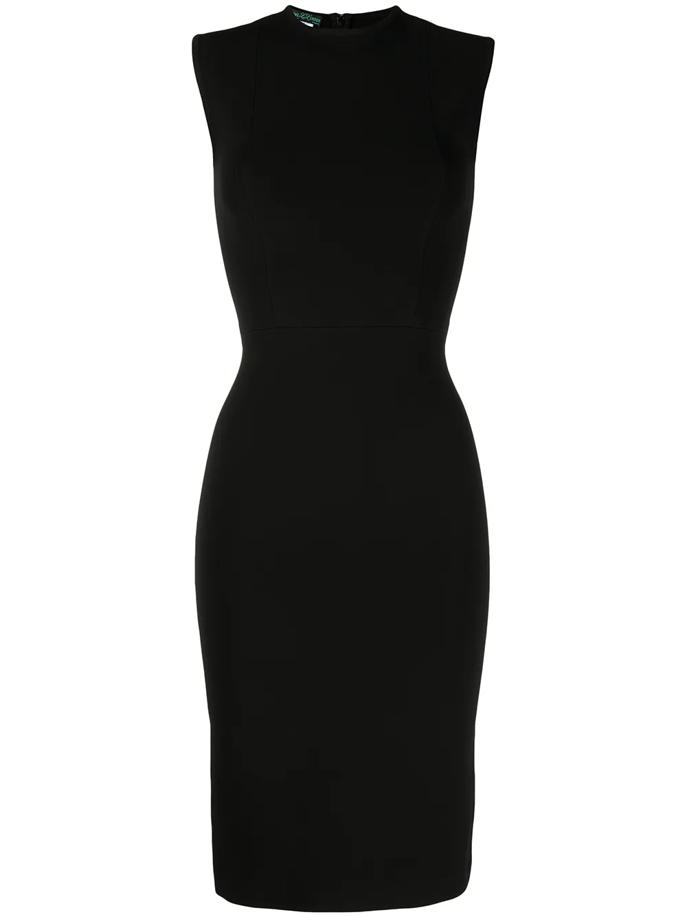 

Herve L. Leroux vestido sin mangas con cuello redondo - Negro