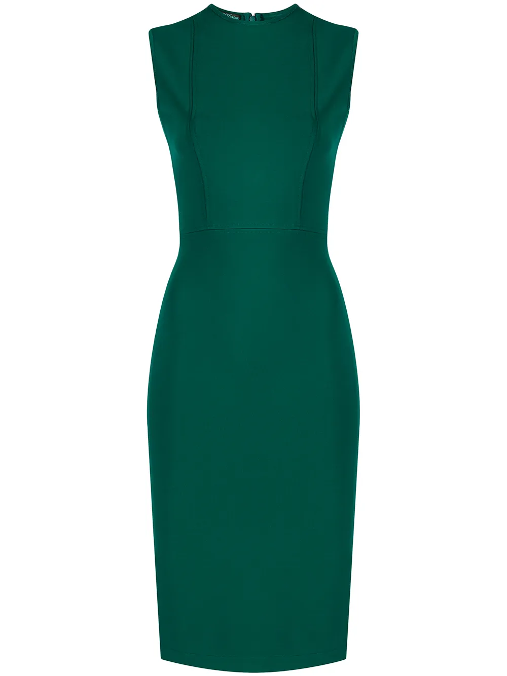 

Herve L. Leroux round neck sleeveless midi dress - Green